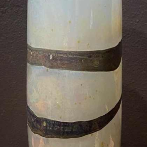 Samuel Herman pour Vase Val Saint Lambert, vase en cristal série "Eldorado", ca 1970