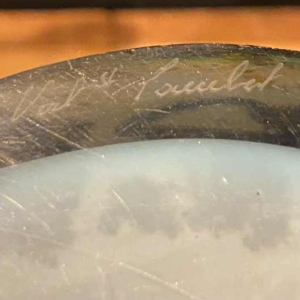 Samuel Herman pour Vase Val Saint Lambert, vase en cristal série "Eldorado", ca 1970