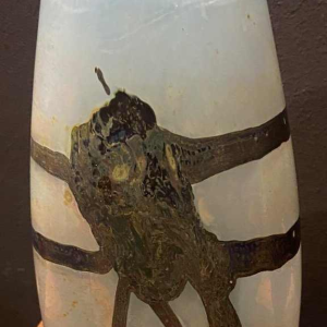 Samuel Herman pour Vase Val Saint Lambert, vase en cristal série "Eldorado", ca 1970