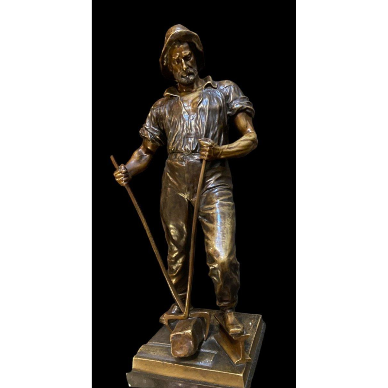 Reinhard Schnauder The Blacksmith bronze sculpture