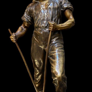 Reinhard Schnauder "Le Forgeron" sculpture en bronze