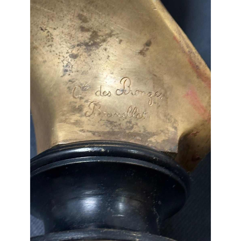 "Buste de Jeune fille aux roses" sculpture en bronze, édité par la compagnie des bronzes à Bruxelles