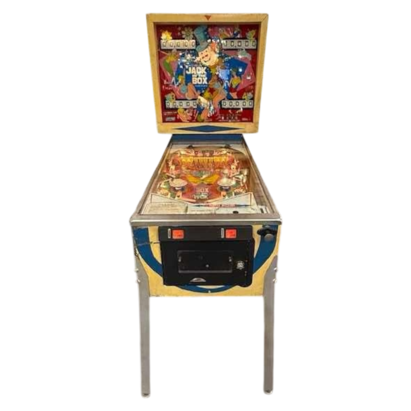 Flipper mécanique Gottlieb 'Jack in the box' version 4 joueurs, 1970s