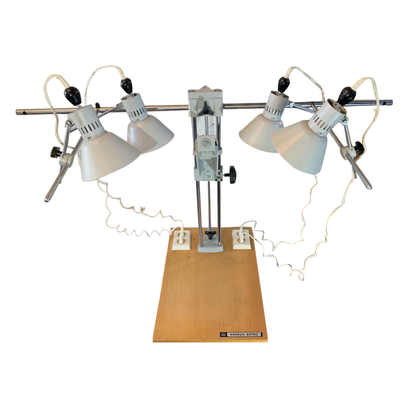 Warszawa PZO Krokus, Lampe industrielle / de photographe, ca 1970s