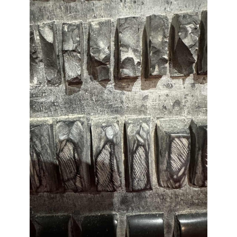 Richard Flament, sculpture abstraite 142cm en marbre de Mazy, 1974