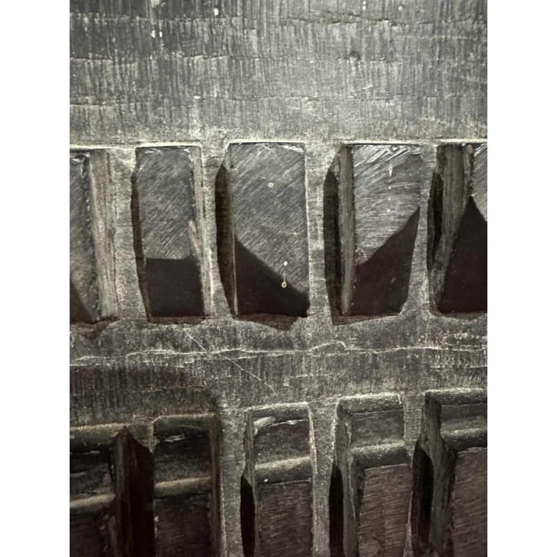 Richard Flament, abstract sculpture 142cm, Mazy marble, 1974