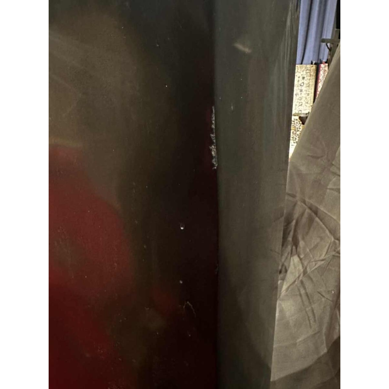 Richard Flament, abstract sculpture 142cm, Mazy marble, 1974