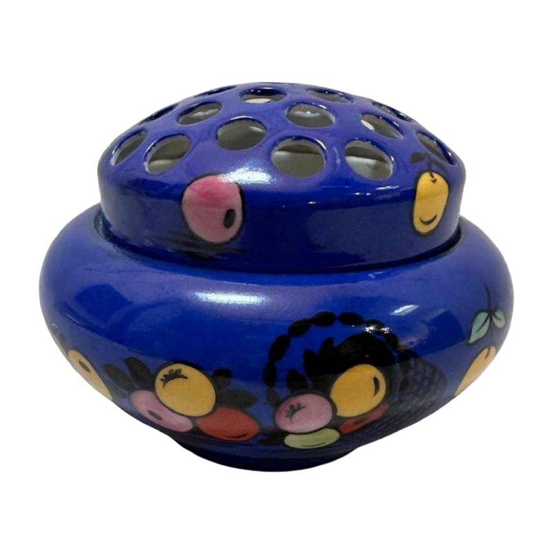 Superbe pique-fleurs Art Déco en porcelaine de Limoges
