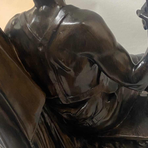 Bronzen sculptuur Reinhard Schnauder "Hommage aan de industrie", 1929