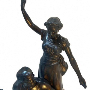 Reinhard Schnauder "Hommage à lindustrie" sculpture en bronze, 1929