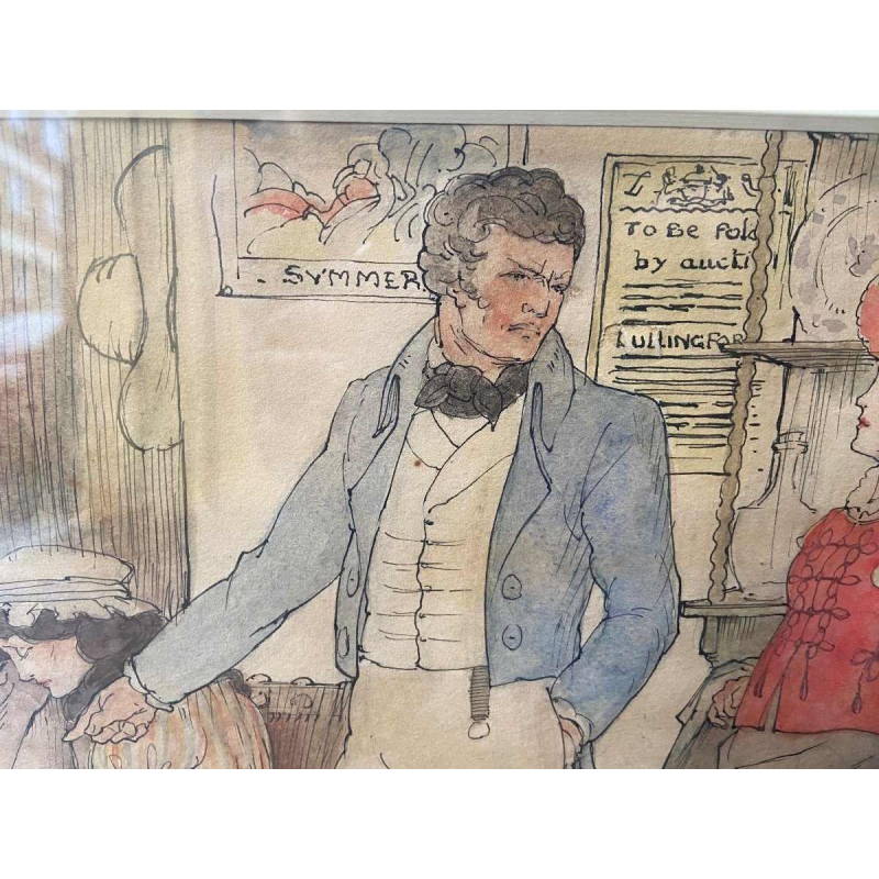 The English Pub by Jacques Laudy, Hergé's friend 1938