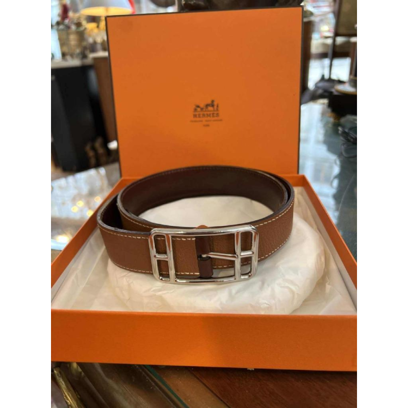 Hermès Cape Cod reversible leather belt