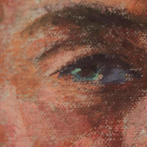 Paul Cirou , oil on canvas " Auto Portrait "