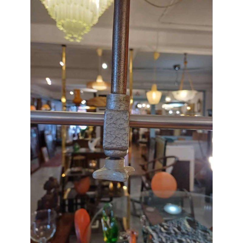 Paire de lampes suspensions industrielles, XXe s