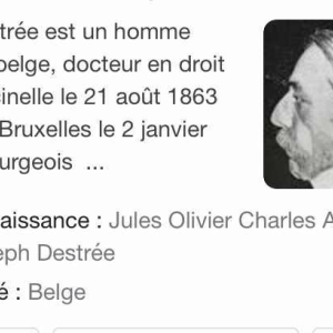 Buste van de beroemde advocaat Jules Destrée