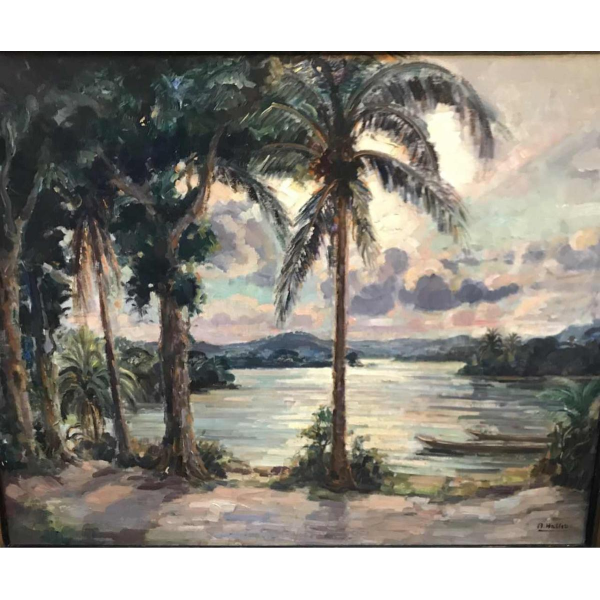 View of Lake Kivu by André Hallet