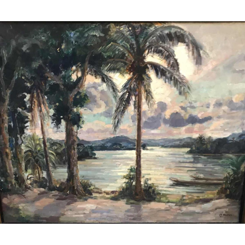 Vue du Lac Kivu de André Hallet
