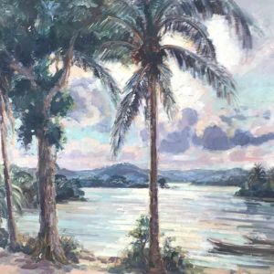 View of Lake Kivu by André Hallet