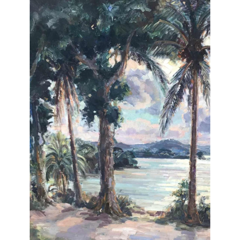 View of Lake Kivu by André Hallet