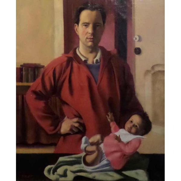 L'artiste et sa fille de Jacques Dormont