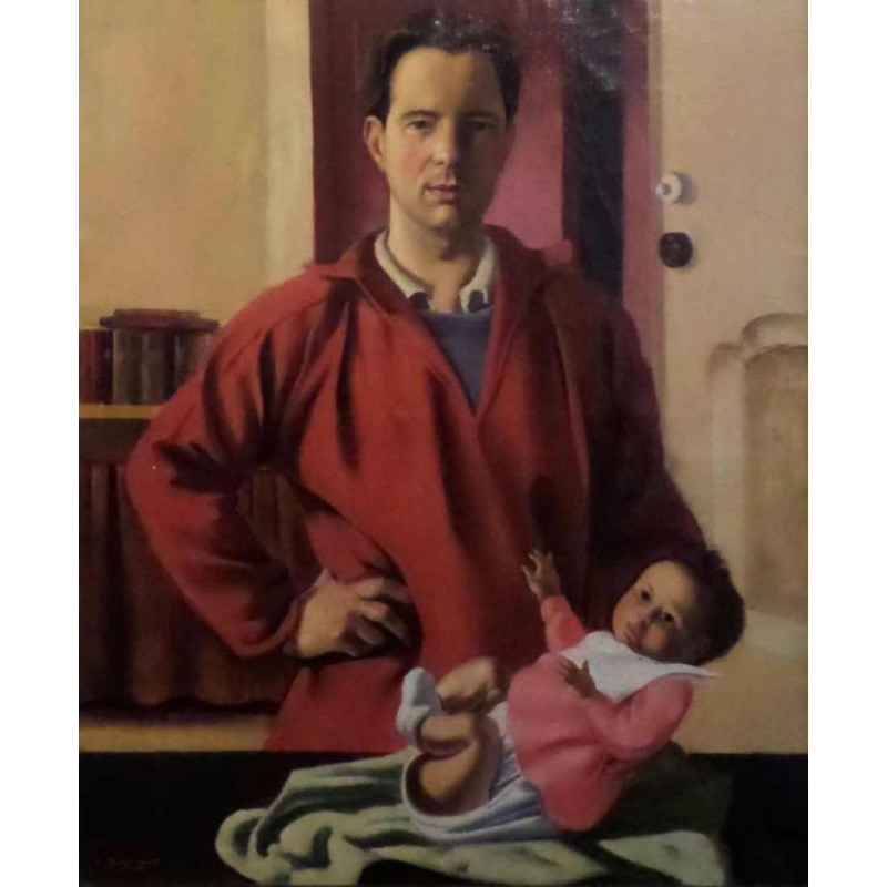 L'artiste et sa fille de Jacques Dormont