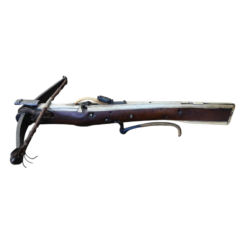 Rare arbalète de chasse suisse ou allemande du XVII? siècle