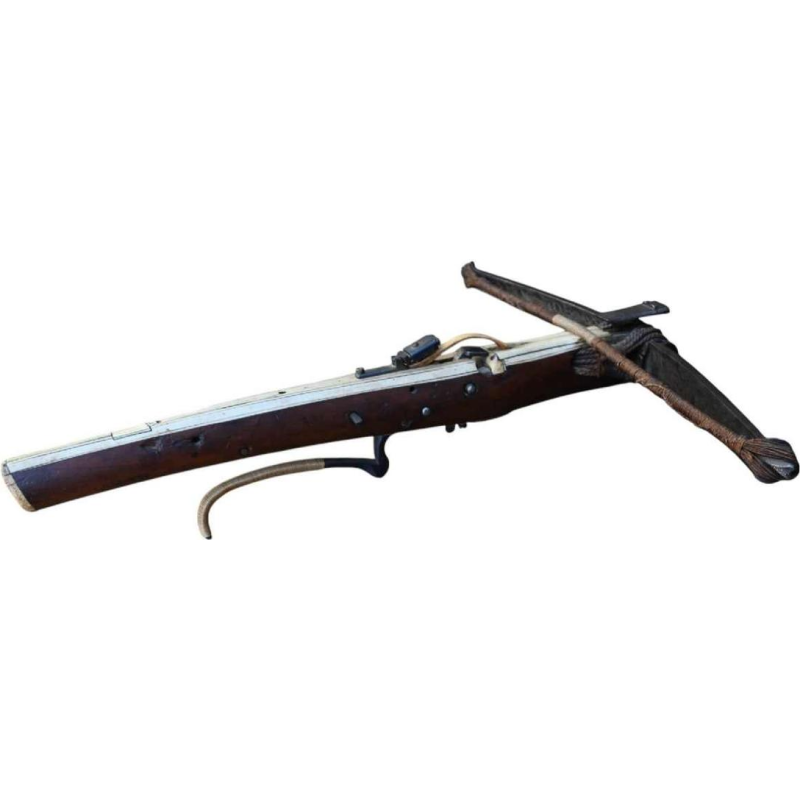 Rare arbalète de chasse suisse ou allemande du XVII? siècle