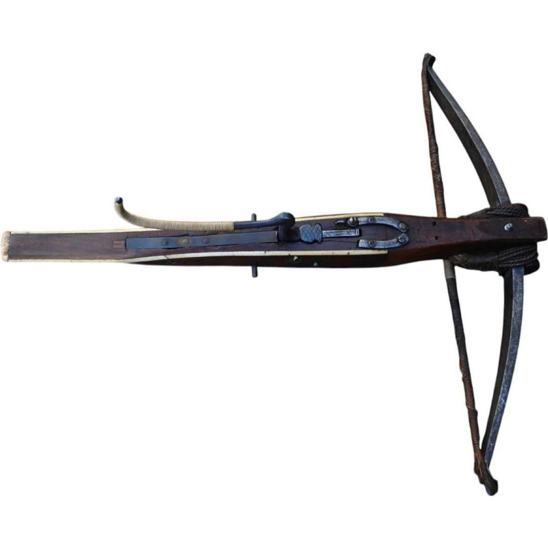 Rare arbalète de chasse suisse ou allemande du XVII? siècle