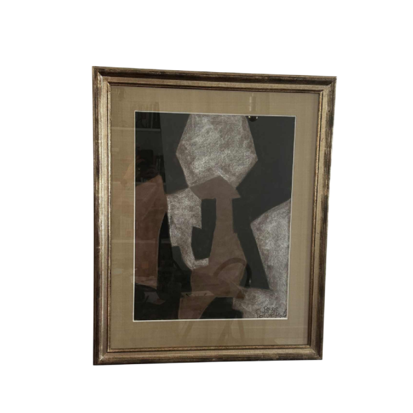 Serge Poliakoff, gouache abstraite, XXe siècle