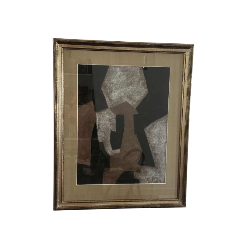 Serge Poliakoff, gouache abstraite, XXe siècle
