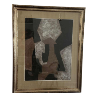 Serge Poliakoff, gouache abstraite, XXe siècle