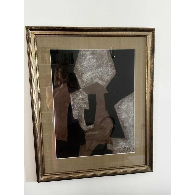 Serge Poliakoff, gouache abstraite, XXe siècle