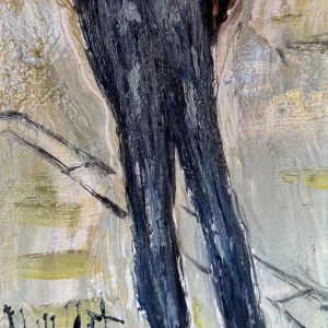 Gabriel DAUCHOT “ Jonge man in Montmartre “ schilderij op doek