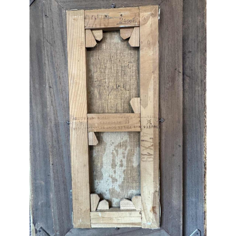 Gabriel DAUCHOT “ Jonge man in Montmartre “ schilderij op doek