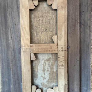 Gabriel DAUCHOT « Jeune homme à Montmartre » peinture sur toile