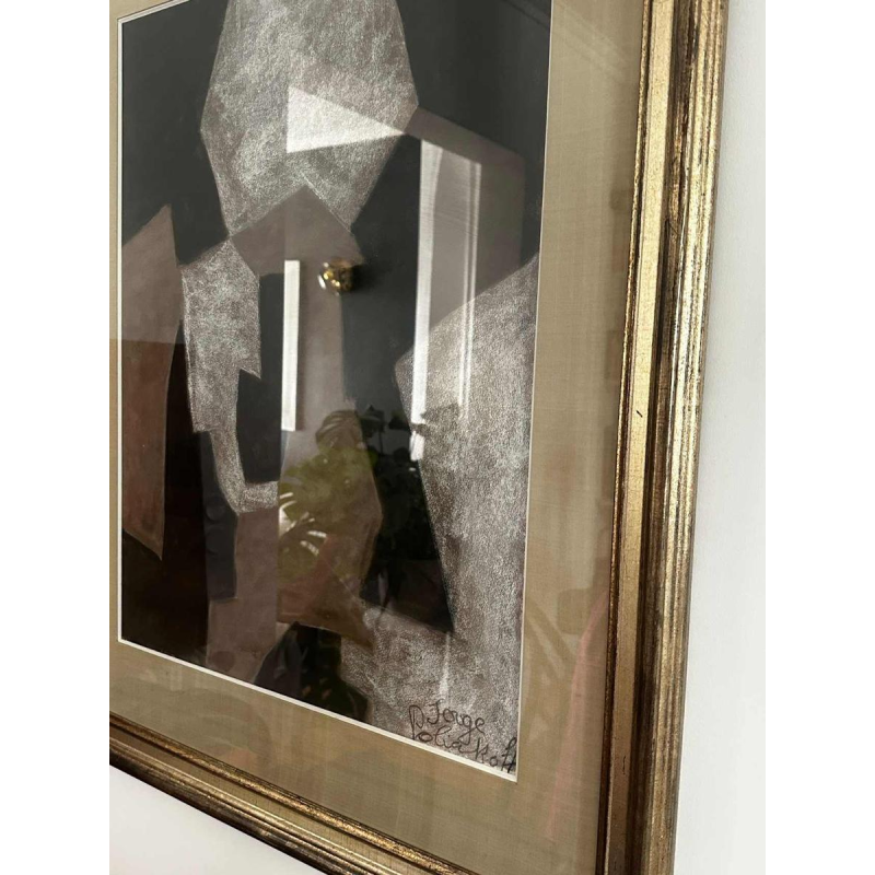 Serge Poliakoff, abstract gouache 20th century