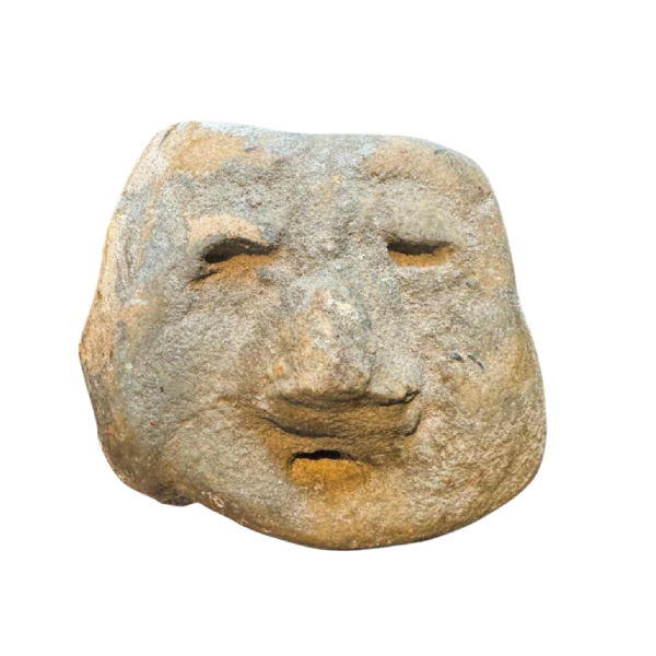 Michel CIPARISSE “head“ wood sculpture