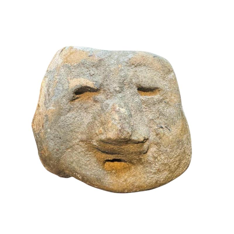 Michel CIPARISSE “head“ wood sculpture