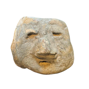 Michel CIPARISSE “head“ wood sculpture