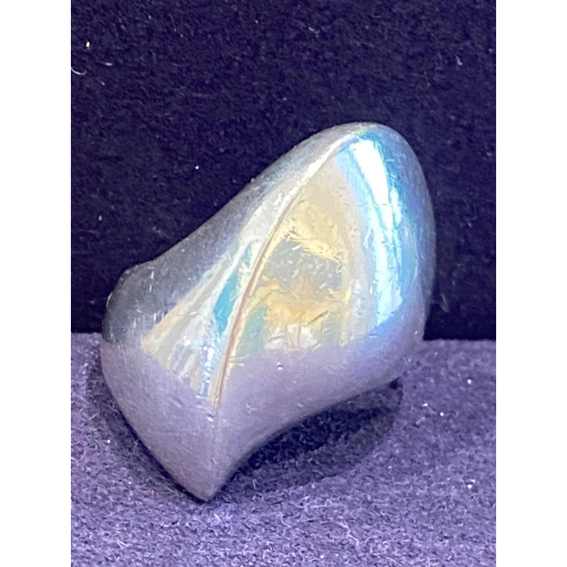 Nanna Ditzel voor Goerg Jensen, N°91 ring in massief zilver, Denmark ca 1960