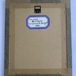 Auguste-André Lançon / Gazette des Beaux-Arts, engraving “Senegal lioness“ 1874