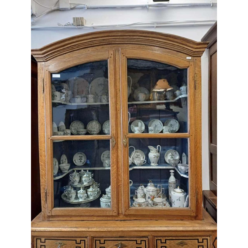 Double cabinet / oak sideboard, 19th century