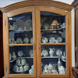 Double cabinet / oak sideboard, 19th century