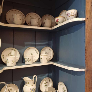 Dubbel meubel / servieskast in eikenhout, 19e eeuw