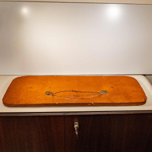 MARIE-HENRIETTE BATAILLE, grande (81cm) plaque / sculpture murale en céramique émaillée, Dour 1960s