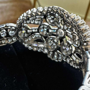 Bracelet en platine et diamants, ca 1950