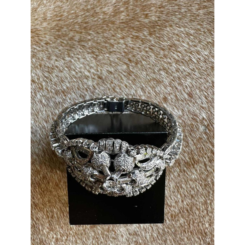Bracelet en platine et diamants, ca 1950