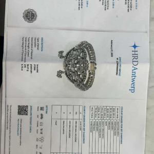 Platina en diamanten armband, ca 1950