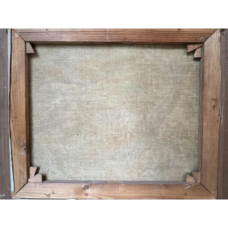 Fernand VERHAEGEN “La marche de Sainte Rolende“ oil on canvas