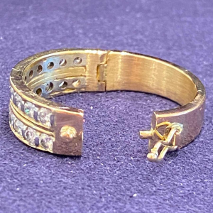 Articulated gold & diamond ring, ca 1990